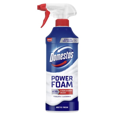 ⁨DOMESTOS Power Foam Piana do czyszczenia toalety Ocean 435 ml⁩ w sklepie Wasserman.eu