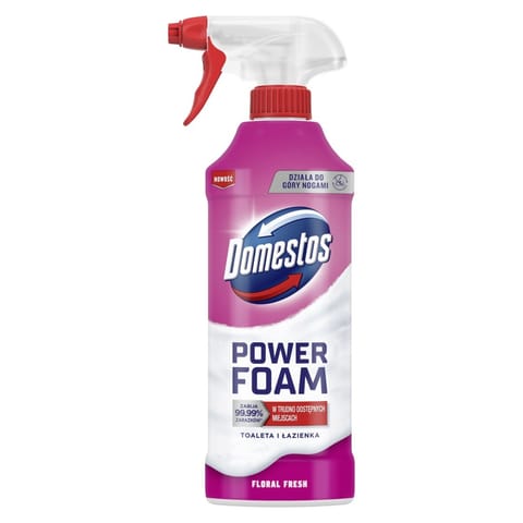 ⁨DOMESTOS Power Foam Piana do czyszczenia toalety Floral 435 ml⁩ w sklepie Wasserman.eu