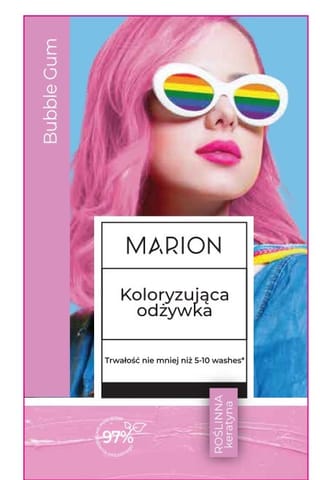 ⁨MARION Odżywka koloryzująca do włosów (5-10 myć) - Bubble Gum 35 ml⁩ w sklepie Wasserman.eu