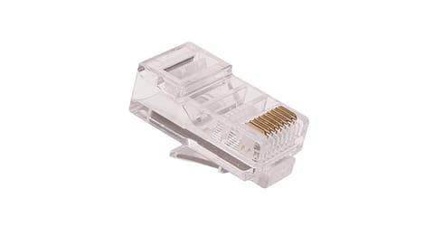 ⁨Wtyk RJ45 kat.5e UTP na kabel okrągły 100szt. CCAS-RJ5E-UTP⁩ w sklepie Wasserman.eu