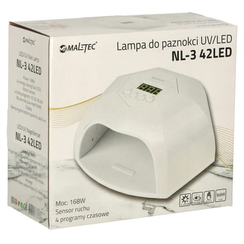 ⁨Lampa do paznokci UV LED NL-3 42LED⁩ w sklepie Wasserman.eu