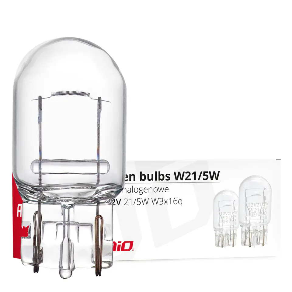 ⁨Halogen bulbs t20 w21w w3x16d 12v 10pcs⁩ at Wasserman.eu