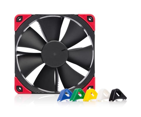 ⁨Noctua NF-F12 PWM chromax.black.swap Computer case Fan 12 cm⁩ at Wasserman.eu