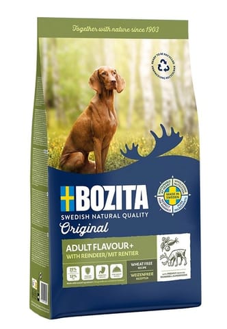 ⁨Bozita Original Adult Flavour Plus z Reniferem  - sucha karma dla psa - 12 kg⁩ w sklepie Wasserman.eu