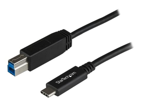 ⁨StarTech.com USB-C to USB-B Printer Cable - M/M - 1 m (3 ft.) - USB 3.1 (10Gbps)⁩ at Wasserman.eu