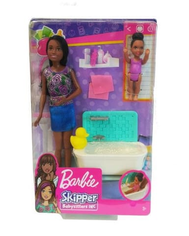 ⁨Barbie Skipper Opiekunka zestaw + lalki FHY97 MATTEL mix⁩ w sklepie Wasserman.eu