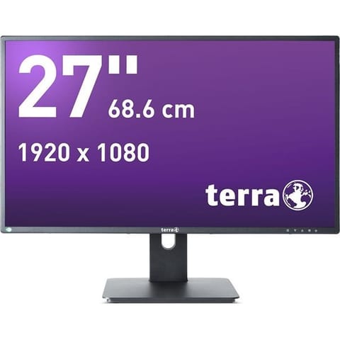 ⁨Wortmann AG TERRA 3030207 LED display 68,6 cm (27") 1920 x 1080 px Full HD Czarny⁩ w sklepie Wasserman.eu