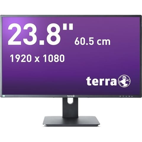 ⁨Wortmann AG TERRA 3030206 LED display 60.5 cm (23.8") 1920 x 1080 pixels Full HD Black⁩ at Wasserman.eu