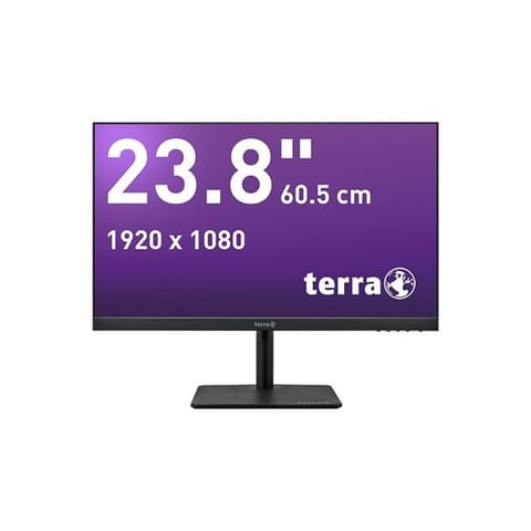 ⁨Wortmann AG TERRA 3030221 computer monitor 60.5 cm (23.8") 1920 x 1080 pixels Full HD LED Black⁩ at Wasserman.eu