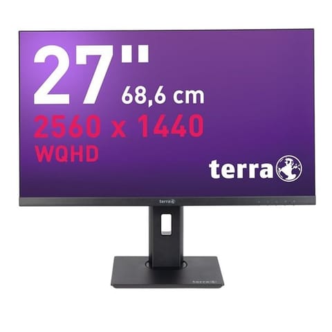 ⁨Wortmann AG TERRA 3030223 computer monitor 68.6 cm (27") 2560 x 1440 pixels Wide Quad HD LCD Black⁩ at Wasserman.eu