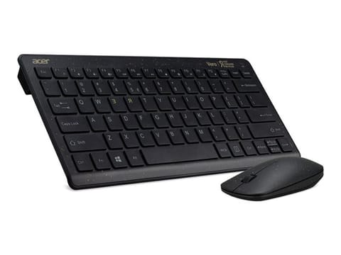 ⁨Acer Chrome combo set keyboard Mouse included Universal RF Wireless QWERTY Black⁩ at Wasserman.eu