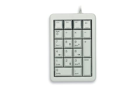 ⁨CHERRY G84-4700 klawiatura numeryczna Laptop/PC USB Szary⁩ w sklepie Wasserman.eu