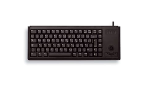 ⁨CHERRY G84-4400 TRACKBALL KEYBOARD Corded,PS2, Black, (QWERTY - UK)⁩ at Wasserman.eu