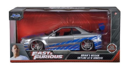 ⁨Auto Fast & Furious Fast & Furious 2002 Nissan Skyline 1:24 JADA Dickie⁩ at Wasserman.eu