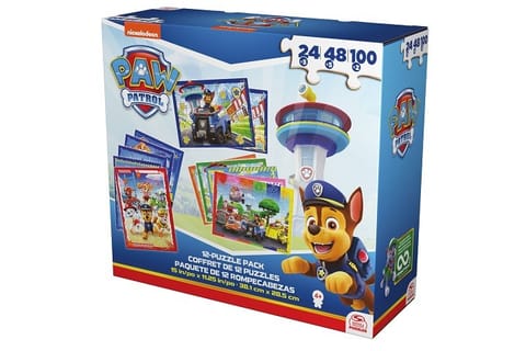 ⁨Games PAW Patrol, 12-Puzzle Pack 24-Piece 48-Piece 100-Piece Kids Puzzles Chase Marshall Skye Everest Rubble Zuma Rocky, for Preschoolers Ages 4 and up⁩ at Wasserman.eu