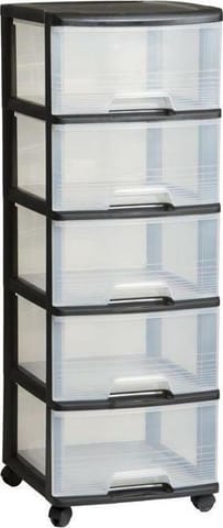 ⁨KETER BOOKCASE ON WHEELS 5x20L⁩ at Wasserman.eu