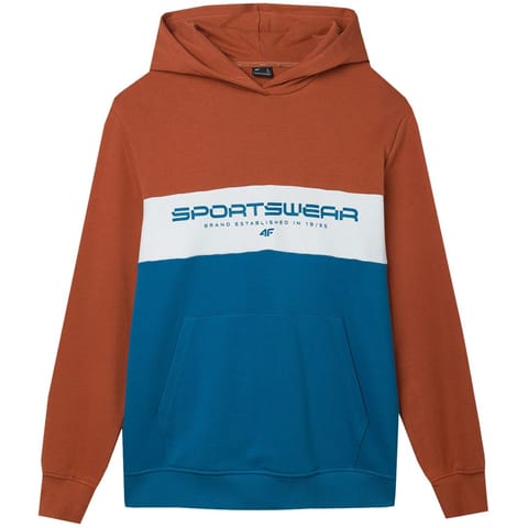 ⁨Bluza męska 4F M1032 brąz 4FWSS24TSWSM1032 81S L⁩ w sklepie Wasserman.eu
