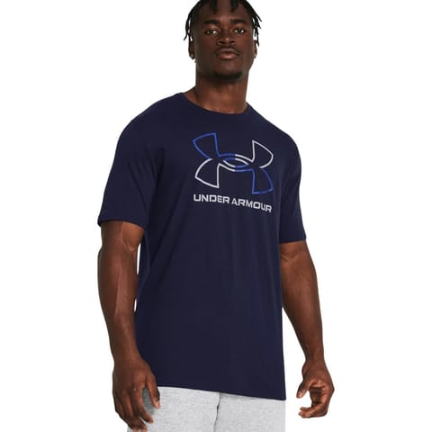 ⁨Under Armour GL Foundation Uodate SS Men's T-Shirt navy blue 1382915 410 L⁩ at Wasserman.eu