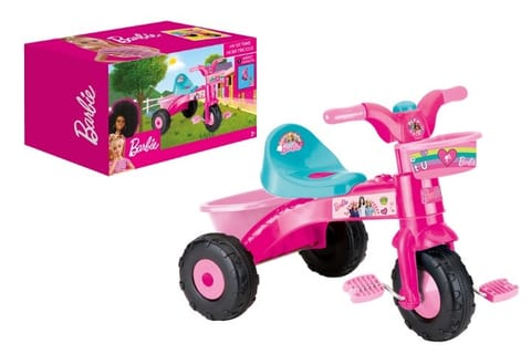 ⁨Rower trójkołowy DOLU Barbie 1606 16065 różowy⁩ w sklepie Wasserman.eu