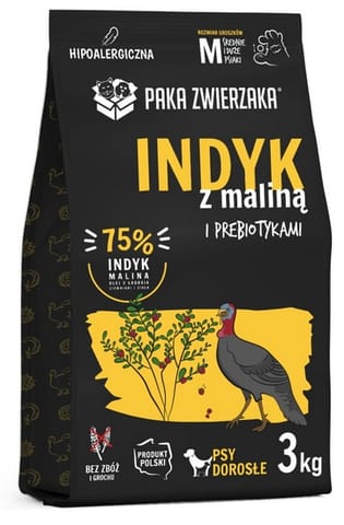 ⁨Paka Zwierzaka Seventh Heaven Indyk z maliną 3kg⁩ w sklepie Wasserman.eu