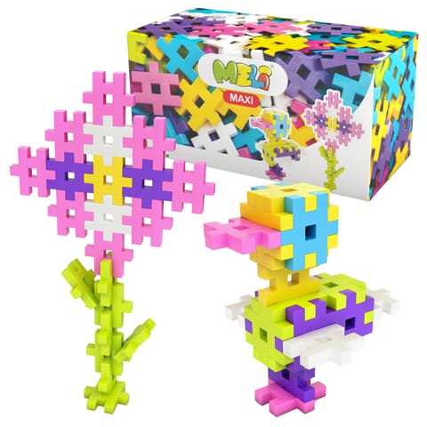 ⁨Zestaw Klocków Konstrukcyjnych Maxi Pink 50 Elementów Duże Klocki Puzzle⁩ w sklepie Wasserman.eu