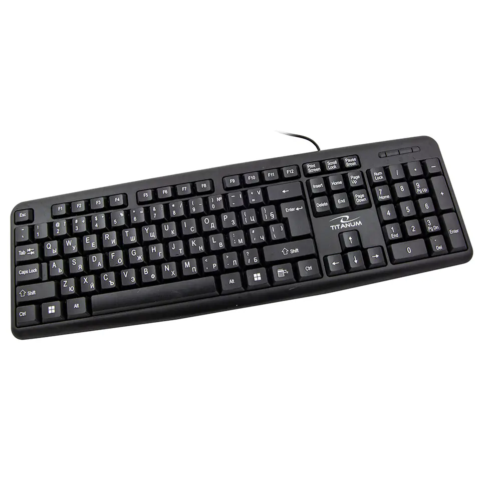 TK101BG Titanum klawiatura przewod. standardowa usb bg w sklepie Wasserman.eu
