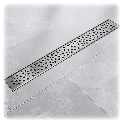 ⁨Ropfen shower channel 110cm with stainless steel floor siphon⁩ at Wasserman.eu