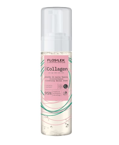 ⁨FLOSLEK FitoCollagen Pianka do mycia twarzy oczyszczająca 160 ml⁩ w sklepie Wasserman.eu