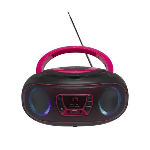 ⁨Denver TCL-212BT PINK odtwarzacz cd Przenośny odtwarzacz CD Czarny, Różowy⁩ w sklepie Wasserman.eu