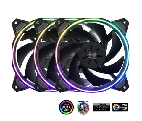 ⁨CASE FAN 120MM 3-RGB SET SIRIUS LOOP X3 IN-WIN⁩ at Wasserman.eu