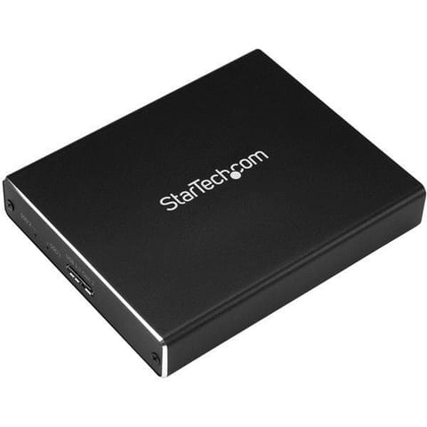 ⁨StarTech.com SM22BU31C3R obudowa do dysków twardych Obudowa SSD Czarny M.2⁩ w sklepie Wasserman.eu