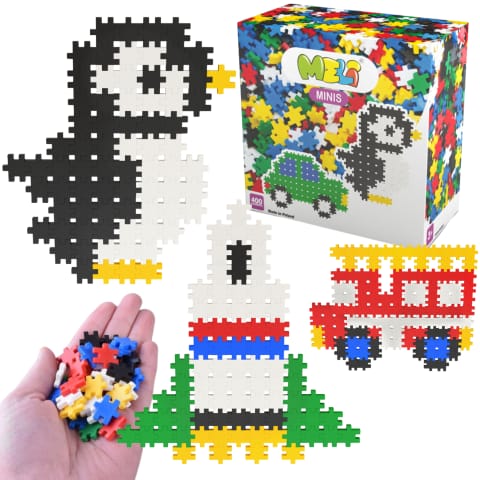 ⁨Zestaw Klocków Konstrukcyjnych Minis 400 Elementów Puzzle Instrukcja⁩ w sklepie Wasserman.eu