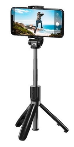 ⁨Selfie stick tripod wireless black⁩ at Wasserman.eu