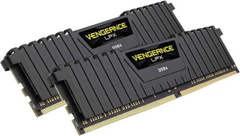 ⁨DDR4 Vengeance LPX 16GB/3200(2*8GB) BLACK CL16 Ryzen mem kit⁩ at Wasserman.eu