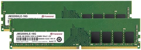 ⁨Pamięć TRANSCEND (DIMM/DDR4/32 GB/3200MHz/1.2V/22 CLCL/DUAL)⁩ w sklepie Wasserman.eu