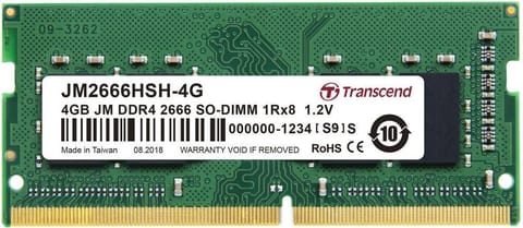 ⁨Pamięć TRANSCEND SODIMM DDR4 4GB 2666MHz 1.2V SINGLE⁩ at Wasserman.eu