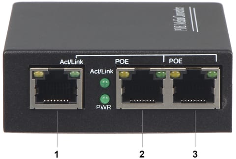 SWITCH POE SPS-2P/1 3-PORTOWY w sklepie Wasserman.eu