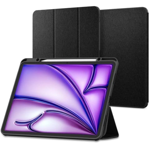 ⁨Etui APPLE IPAD AIR 10.9 (4GEN / 5GEN) / 11.00 (6GEN) Spigen Urban Fit czarne⁩ w sklepie Wasserman.eu