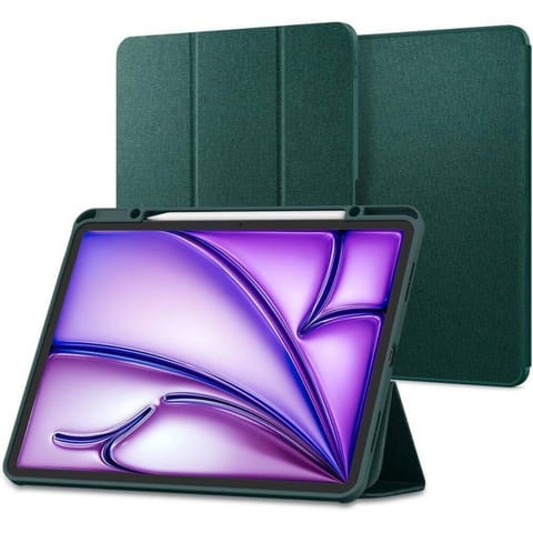 ⁨Etui APPLE IPAD AIR 10.9 (4GEN / 5GEN) / 11.00 (6GEN) Spigen Urban Fit Midnight Green ciemnozielone⁩ w sklepie Wasserman.eu