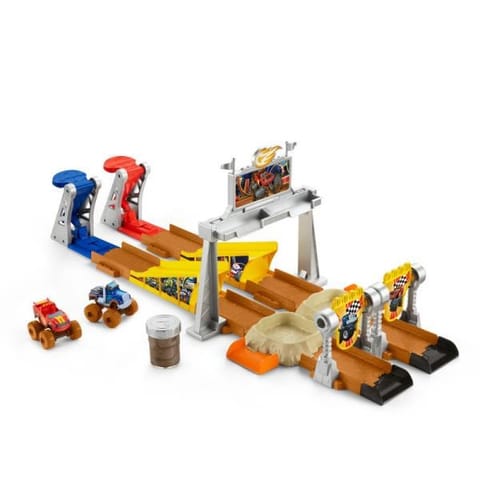 ⁨Fisher-Price Nickelodeon Blaze and the Monster Machines Mud Pit Race Track⁩ at Wasserman.eu