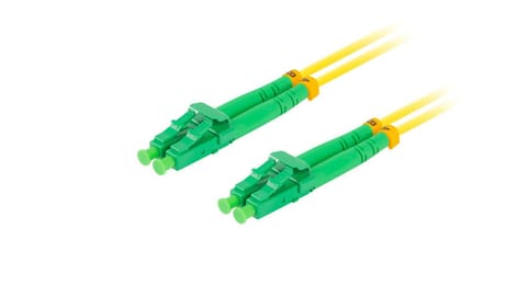 ⁨Fiber optic patchcord Sm Lc/Apc-Lc/Apc Duplex 3.0Mm 1M yellow⁩ at Wasserman.eu