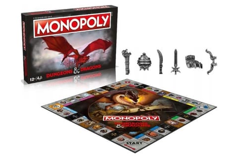 ⁨PROMO Monopoly Dungeons & Dragons WINNING MOVES⁩ w sklepie Wasserman.eu