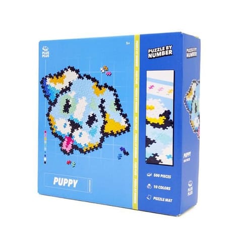 ⁨Plus Plus Klocki Puzzle by number Pies - 500 elementów 3961⁩ w sklepie Wasserman.eu