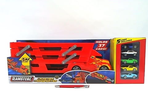 ⁨PROMO Auto pojazd Transporter z 5 autkami wyścigowymi laweta TEAMSTERZ 1416669 p3⁩ w sklepie Wasserman.eu