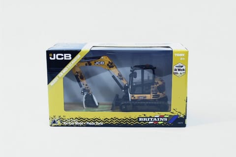 ⁨TOMY Britains muddy midi excavator JCB 43279⁩ at Wasserman.eu