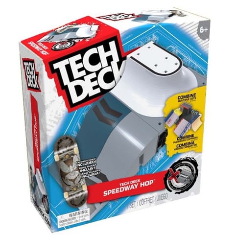 ⁨Tech Deck , Speedway Hop, X-Connect Park Creator, Customizable and Buildable Ramp Set with Exclusive Fingerboard, Kids Toy for Ages 6 and up⁩ at Wasserman.eu