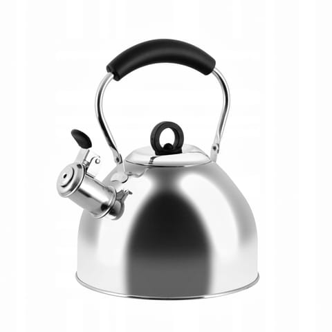 ⁨CZAJNIK 2,5L z Gwizdkiem INDUKCJA Gaz PROMIS TMC31 STALOWY WYSOKI POŁYSK⁩ w sklepie Wasserman.eu