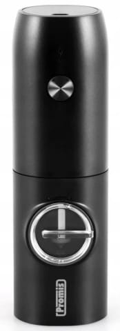 ⁨Elektryczny młynek do pieprzu soli przypraw Promis MP35 akumulatorowy ładowanie USB⁩ w sklepie Wasserman.eu