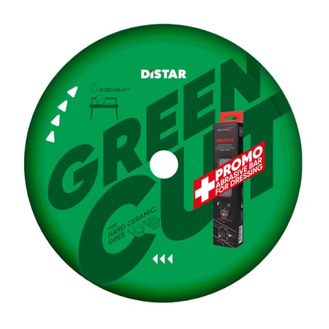 ⁨Diamentowa tarcza do gresu Distar 1A1R 250x25,4 Green Cut⁩ w sklepie Wasserman.eu