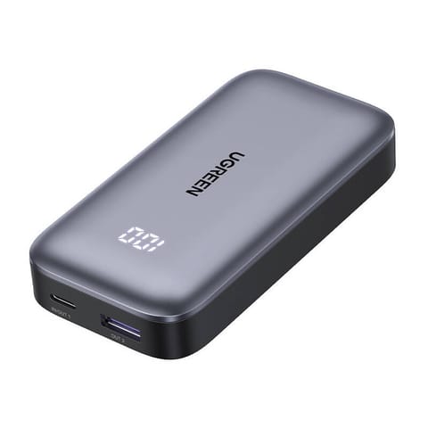 ⁨Powerbank 10000mAh Ugreen Nexode PB502, USB + USB-C, 30W PD (czarny)⁩ w sklepie Wasserman.eu